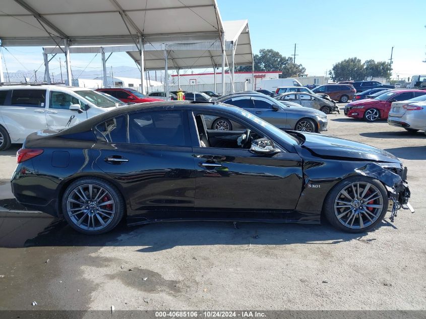 2018 Infiniti Q50 3.0T Red Sport 400 VIN: JN1FV7AP8JM640096 Lot: 40685106