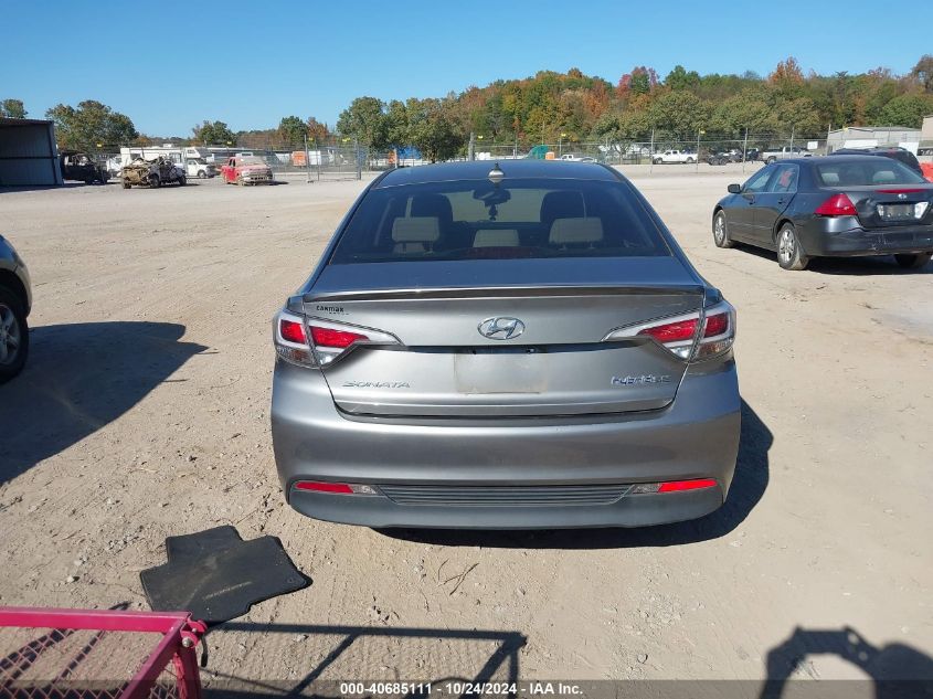 2017 Hyundai Sonata Hybrid Se VIN: KMHE24L35HA068776 Lot: 40685111