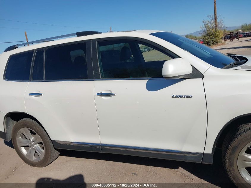 2013 Toyota Highlander Limited V6 VIN: 5TDDK3EHXDS210569 Lot: 40685112