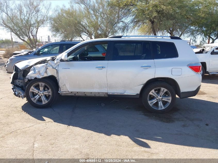 2013 Toyota Highlander Limited V6 VIN: 5TDDK3EHXDS210569 Lot: 40685112