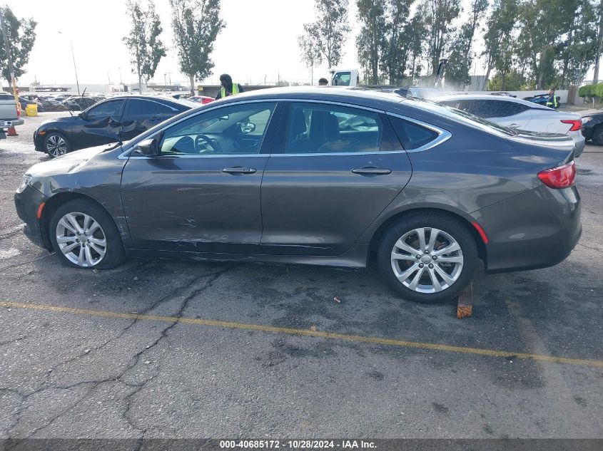 2015 Chrysler 200 Limited VIN: 1C3CCCAB2FN688895 Lot: 40685172