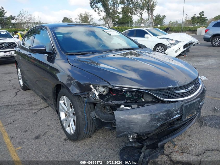 2015 Chrysler 200 Limited VIN: 1C3CCCAB2FN688895 Lot: 40685172