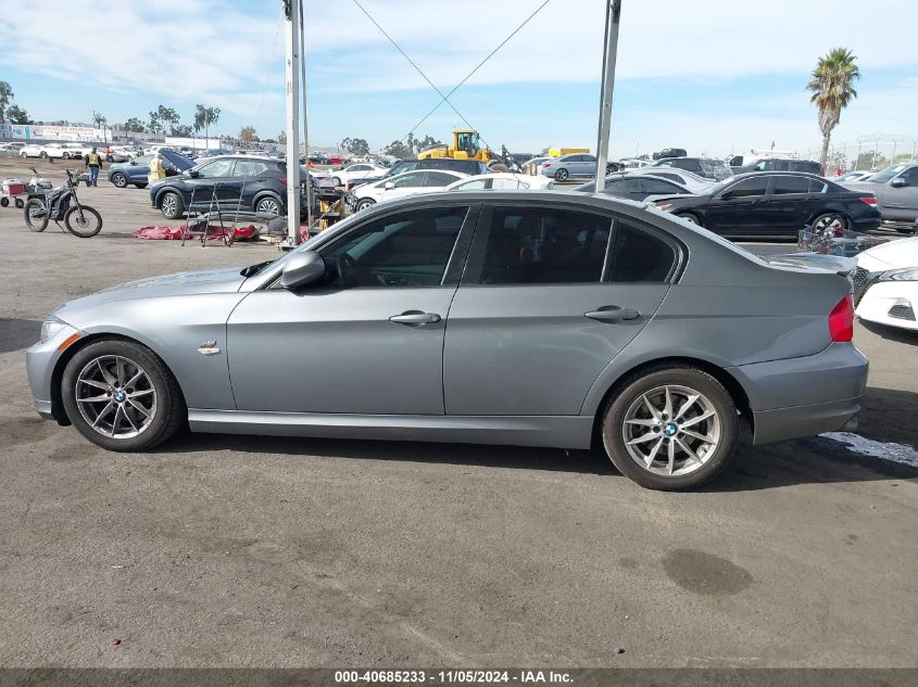 2010 BMW 328I VIN: WBAPH5G58ANM70638 Lot: 40685233