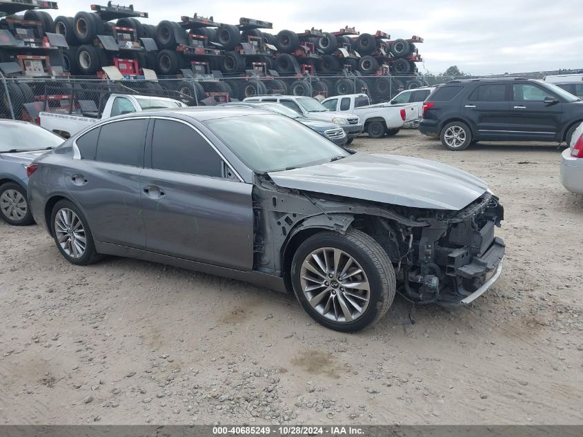 2018 Infiniti Q50 3.0T Luxe VIN: JN1EV7AP7JM364554 Lot: 40685249