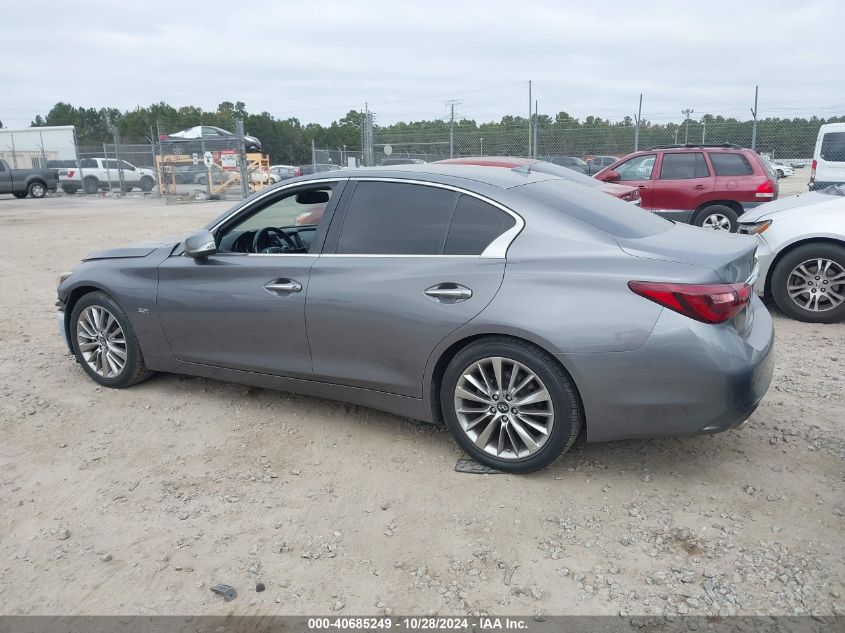 2018 Infiniti Q50 3.0T Luxe VIN: JN1EV7AP7JM364554 Lot: 40685249