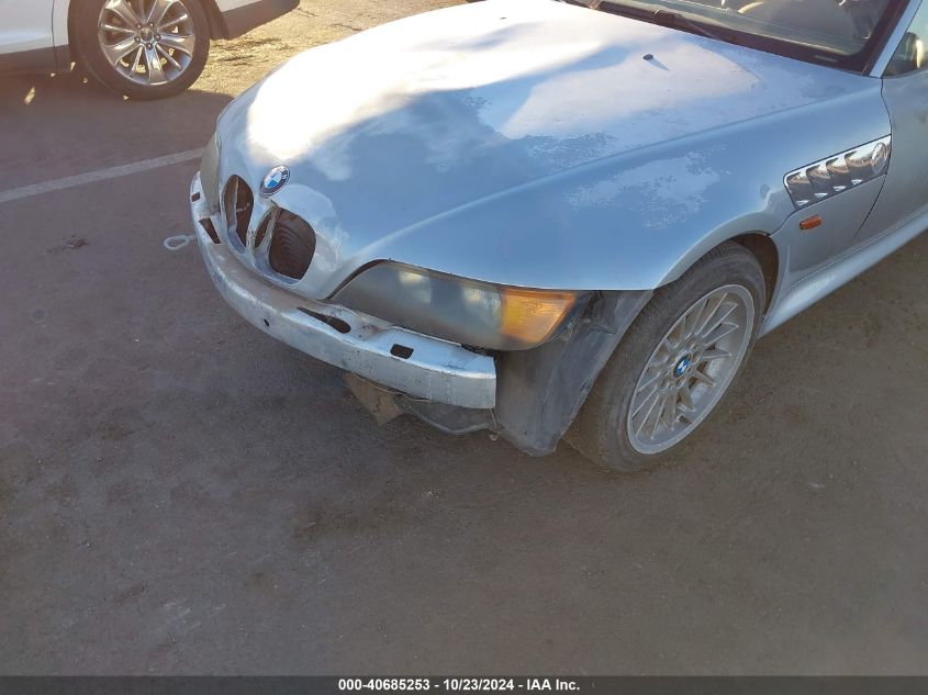 1998 BMW Z3 2.8 VIN: 4USCJ3333WLC14308 Lot: 40685253