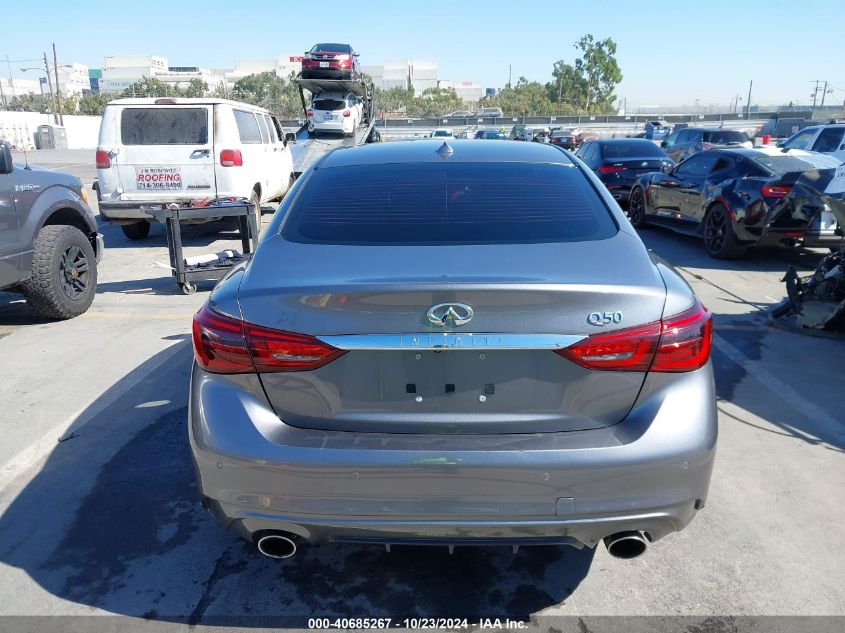 2021 Infiniti Q50 Luxe VIN: JN1EV7BP8MM704622 Lot: 40685267