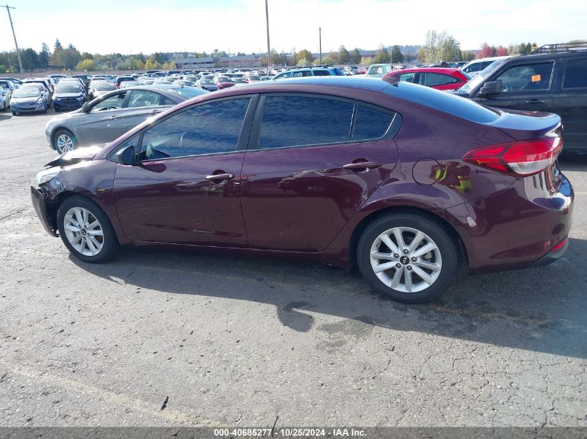 2017 Kia Forte Lx VIN: 3KPFL4A78HE148758 Lot: 40685277