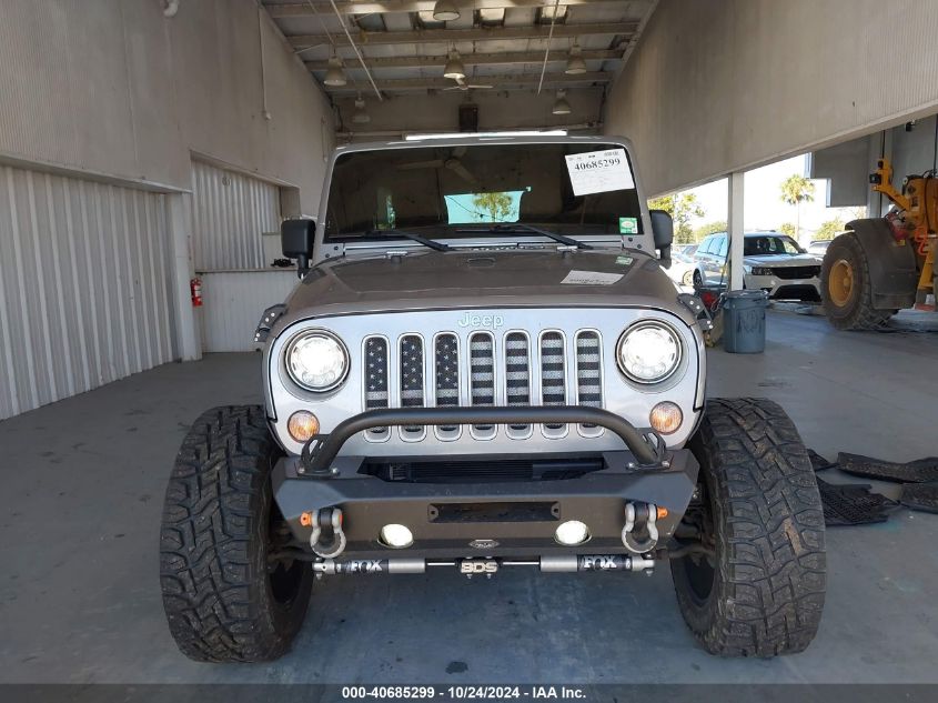 2018 Jeep Wrangler Jk Unlimited Sahara 4X4 VIN: 1C4HJWEG1JL911205 Lot: 40685299