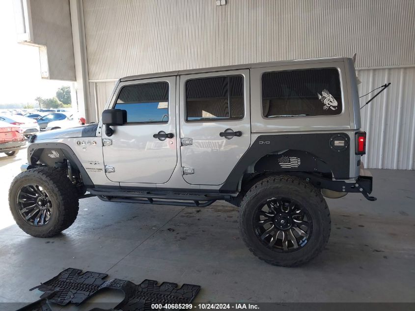 2018 Jeep Wrangler Jk Unlimited Sahara 4X4 VIN: 1C4HJWEG1JL911205 Lot: 40685299