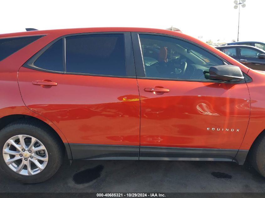 2020 Chevrolet Equinox Fwd Ls VIN: 2GNAXHEV5L6109639 Lot: 40685321