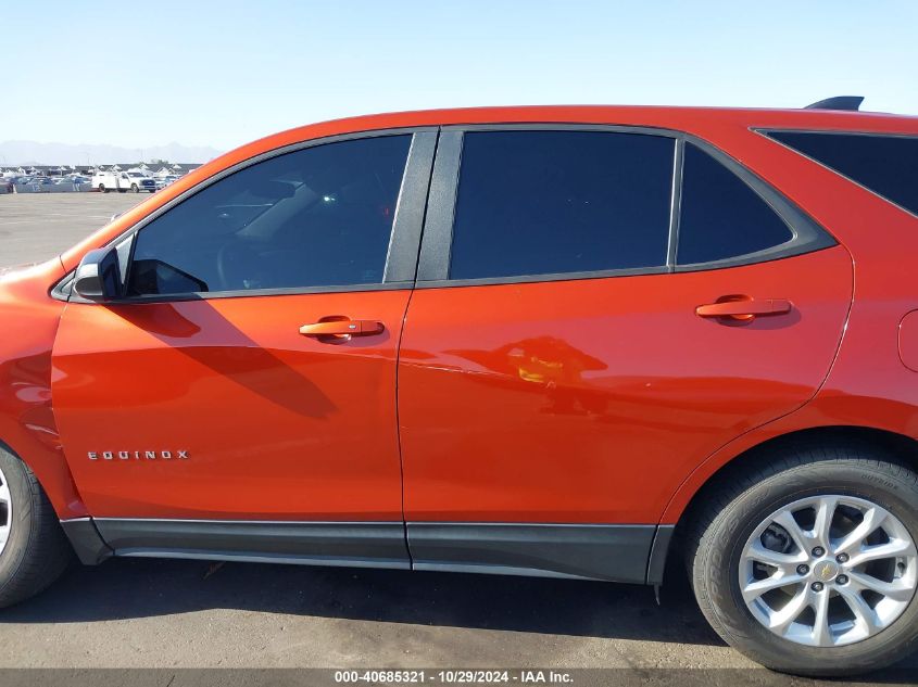 2020 Chevrolet Equinox Fwd Ls VIN: 2GNAXHEV5L6109639 Lot: 40685321