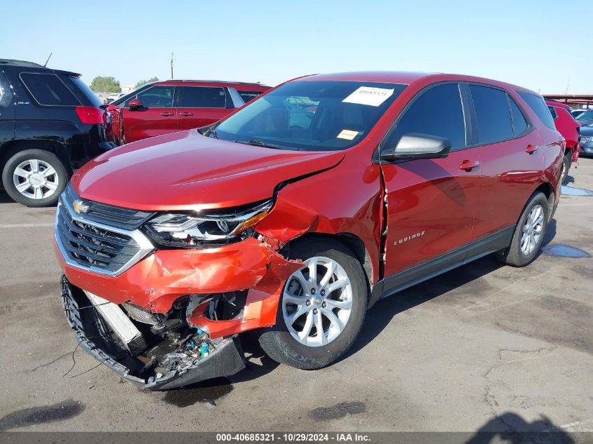 2020 Chevrolet Equinox Fwd Ls VIN: 2GNAXHEV5L6109639 Lot: 40685321