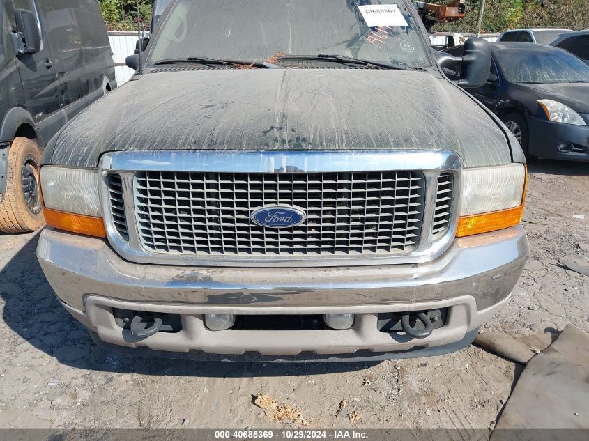 2001 Ford Excursion Limited VIN: 1FMNU42L91EA61923 Lot: 40685369