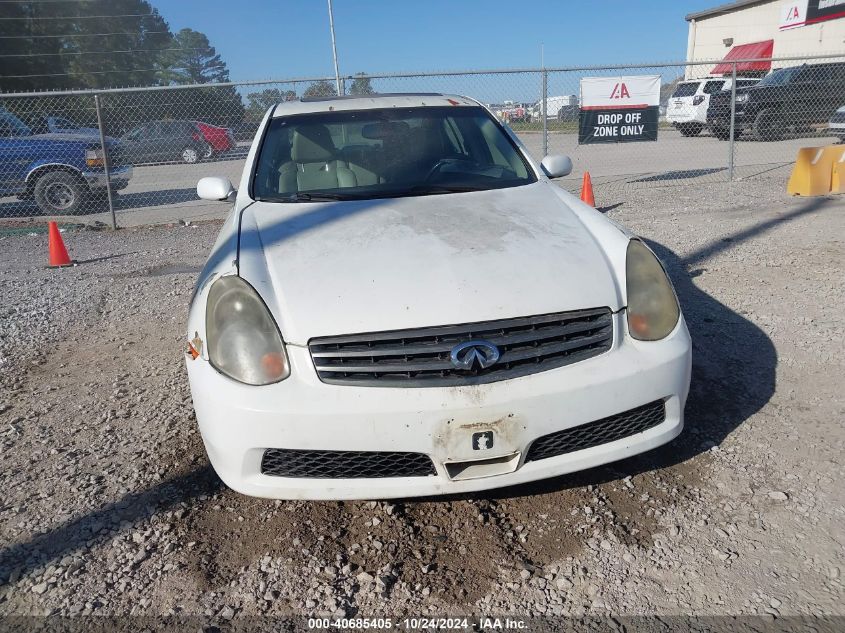 2005 Infiniti G35 VIN: JNKCV51F05M306774 Lot: 40685405