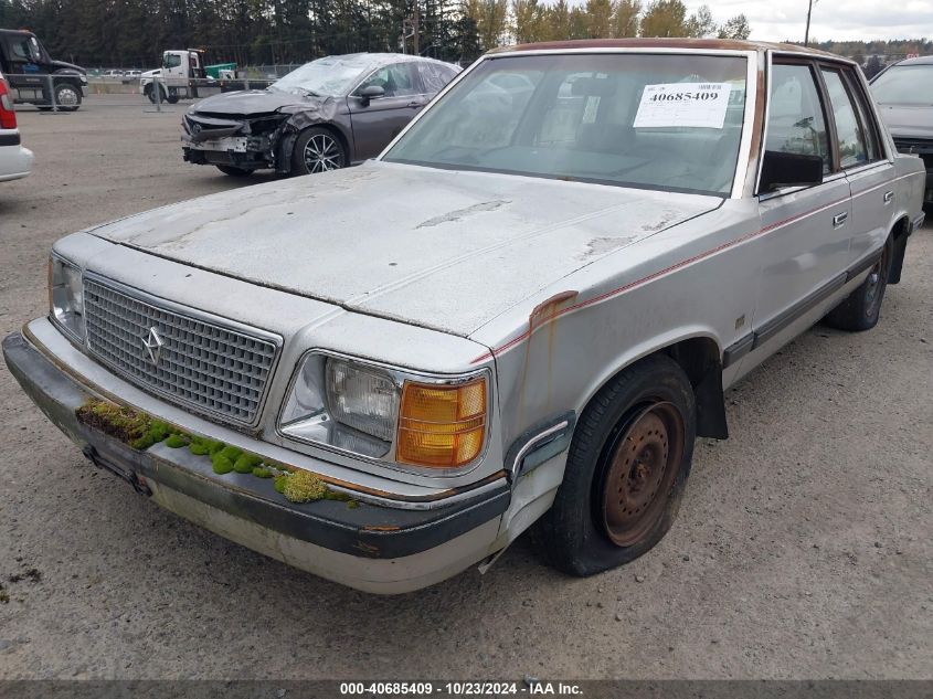 1986 Dodge Aries Le VIN: 1B3BD46D9GC129539 Lot: 40685409