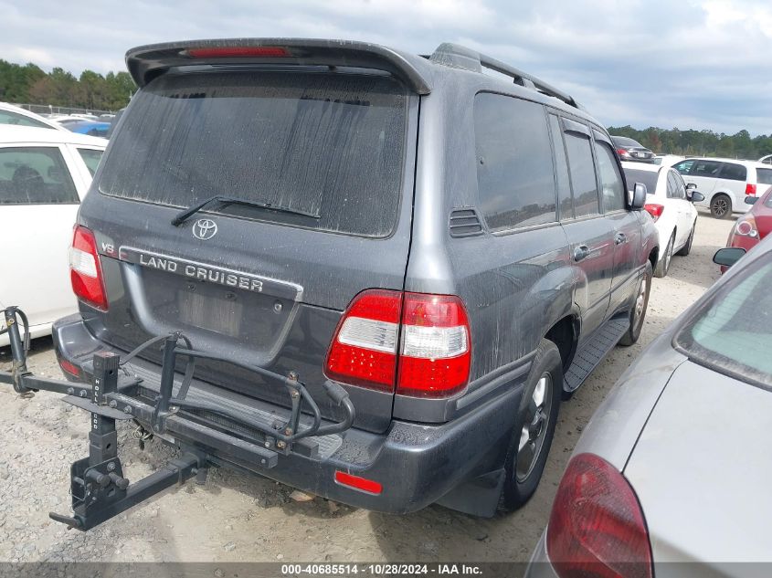 2006 Toyota Land Cruiser V8 VIN: JTEHT05J262093401 Lot: 40685514