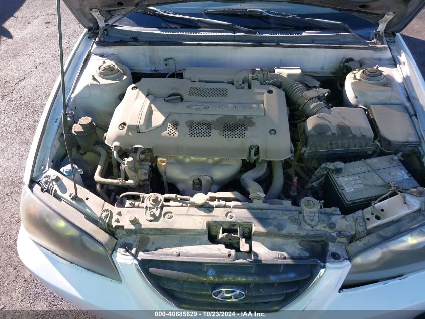 2004 Hyundai Elantra Gls/Gt VIN: KMHDN46D84U905827 Lot: 40685629