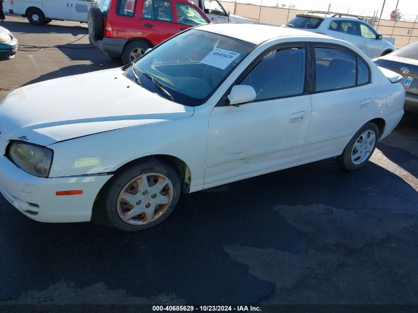 2004 Hyundai Elantra Gls/Gt VIN: KMHDN46D84U905827 Lot: 40685629