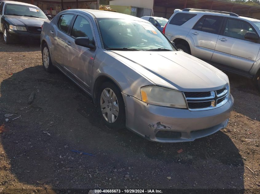 2013 Dodge Avenger Se V6 VIN: 1C3CDZAG0DN769239 Lot: 40685673