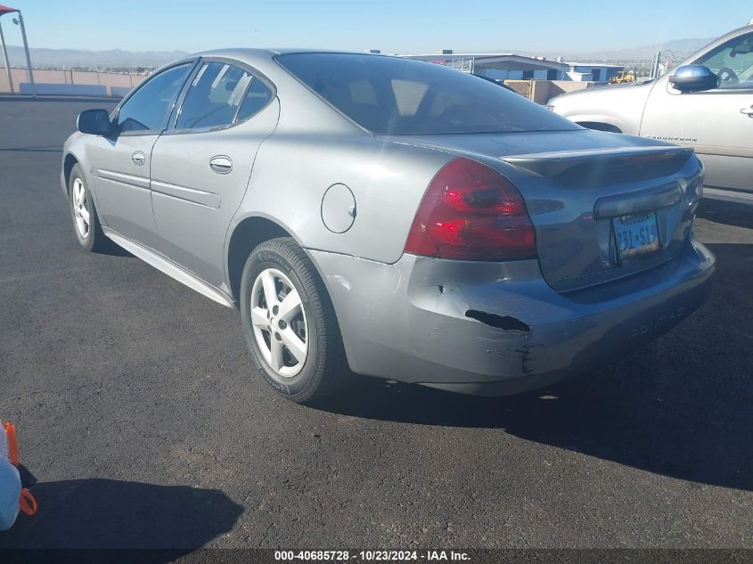 2008 Pontiac Grand Prix VIN: 2G2WP552081127963 Lot: 40685728