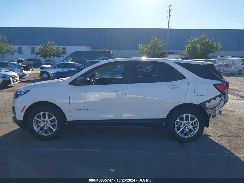 2024 Chevrolet Equinox Fwd Ls VIN: 3GNAXHEGXRL138303 Lot: 40685747