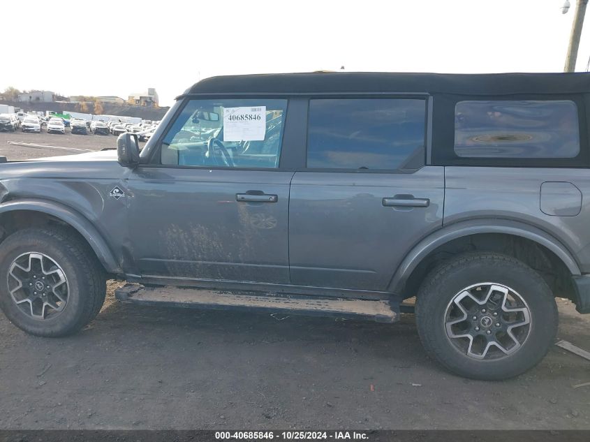 2023 Ford Bronco Outer Banks VIN: 1FMEE5DPXPLB60273 Lot: 40685846