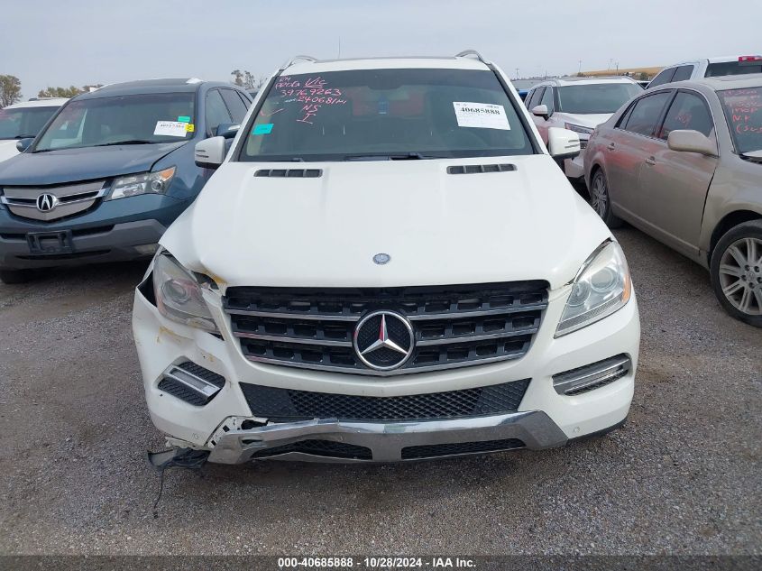 2012 Mercedes-Benz Ml 350 Bluetec 4Matic VIN: 4JGDA2EB2CA026050 Lot: 40685888