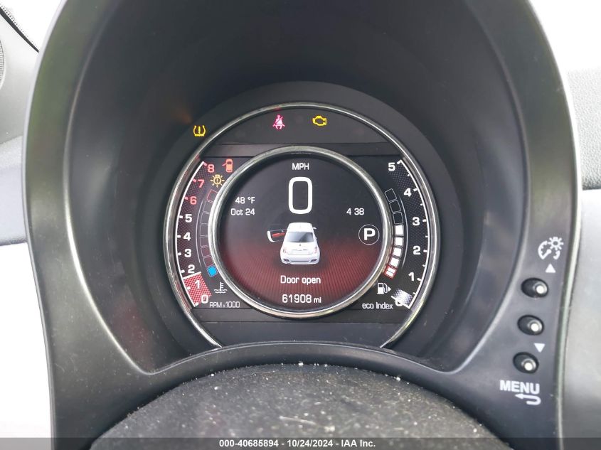 2015 Fiat 500 Turbo VIN: 3C3CFFHH9FT624243 Lot: 40685894