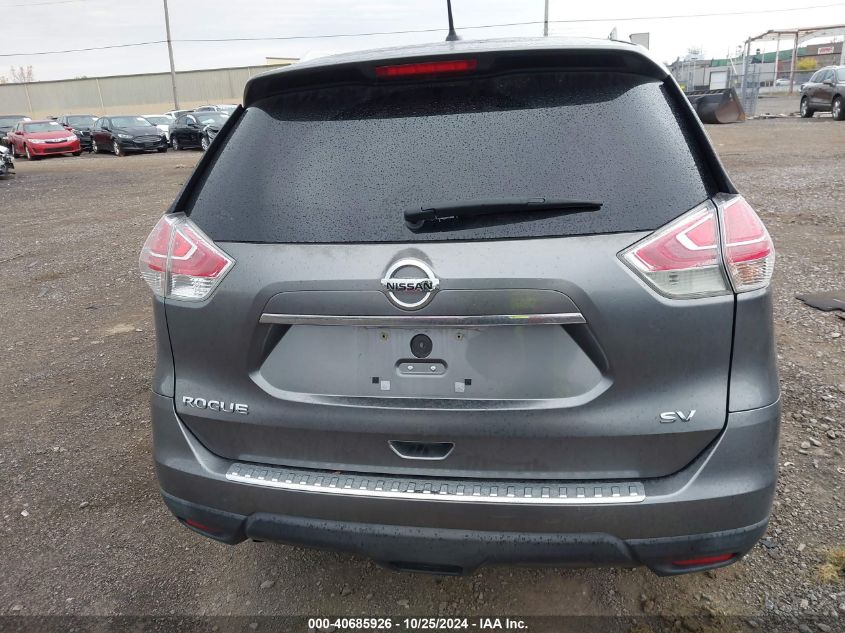 2015 Nissan Rogue Sv VIN: KNMAT2MT6FP519808 Lot: 40685926