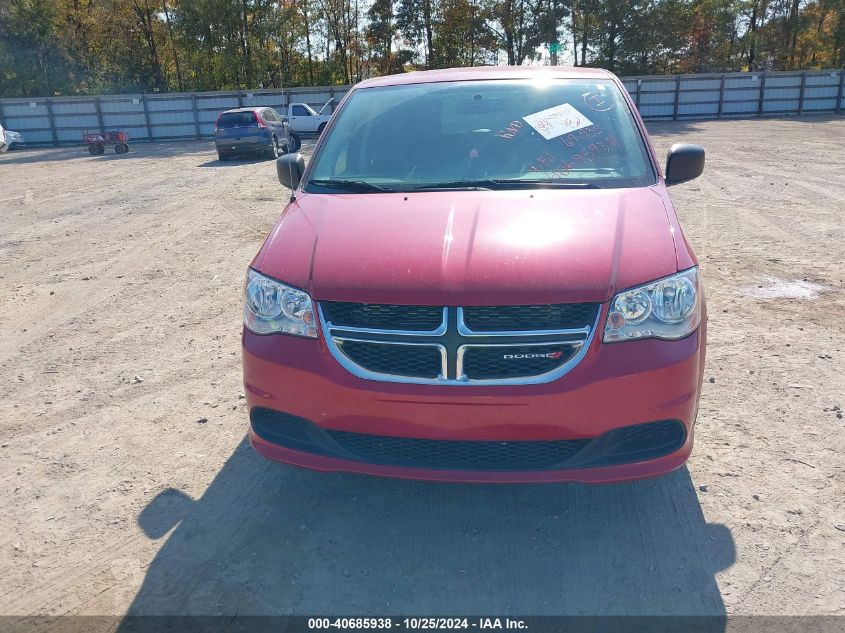 2016 Dodge Grand Caravan Se VIN: 2C4RDGBG9GR170341 Lot: 40685938