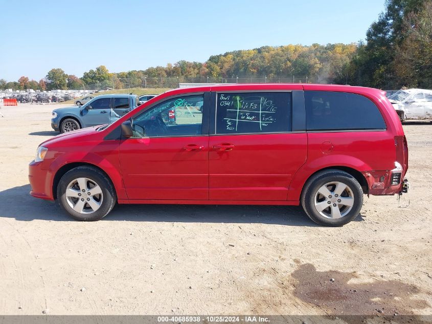 2016 Dodge Grand Caravan Se VIN: 2C4RDGBG9GR170341 Lot: 40685938