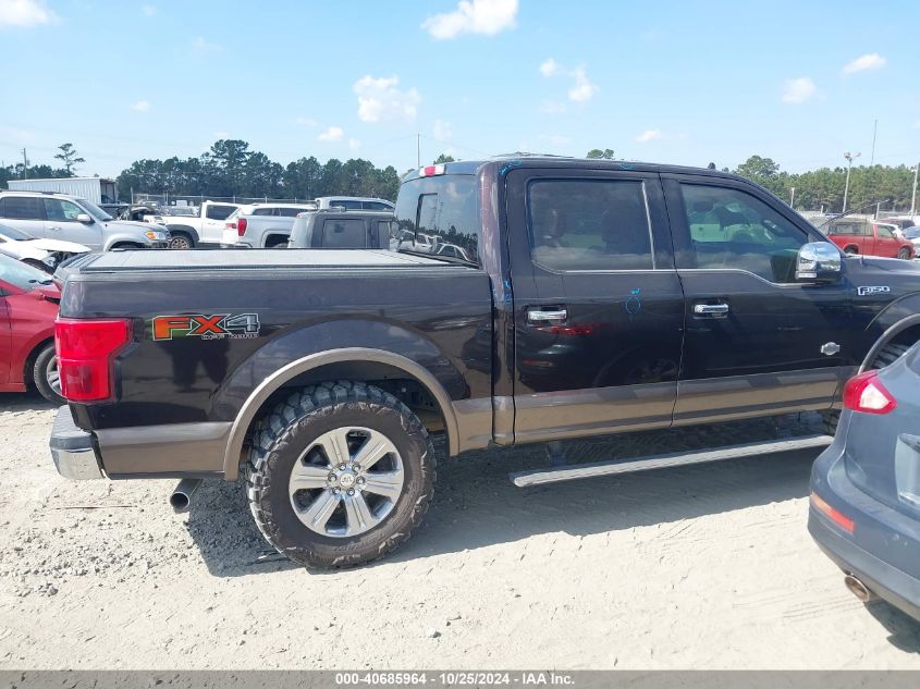 2019 Ford F-150 King Ranch VIN: 1FTEW1E58KFB57032 Lot: 40685964