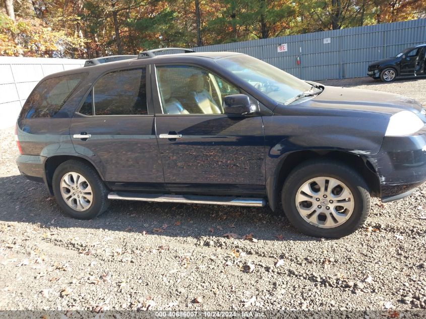 2003 Acura Mdx VIN: 12HNYD18663H55220 Lot: 40686007