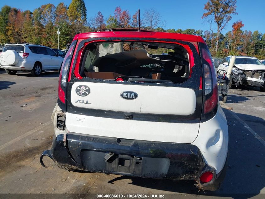 2016 Kia Soul + VIN: KNDJP3A57G7297555 Lot: 40686010