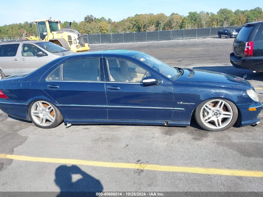 2005 Mercedes-Benz S 55 Amg VIN: WDBNG74J35A452795 Lot: 40686014