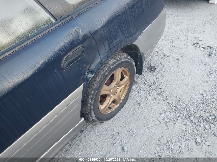 2001 Subaru Outback VIN: 4S3BH665517662897 Lot: 40686030