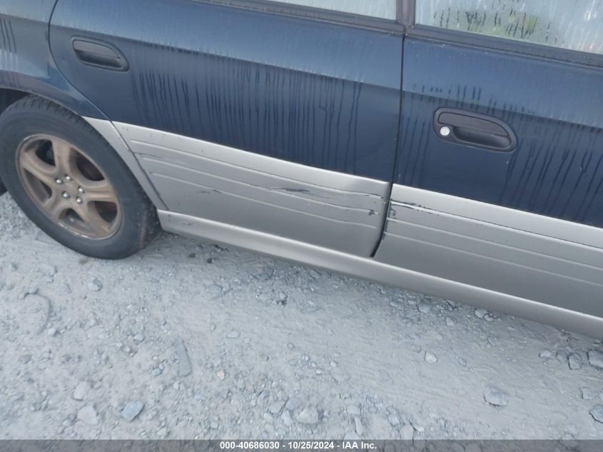 2001 Subaru Outback VIN: 4S3BH665517662897 Lot: 40686030