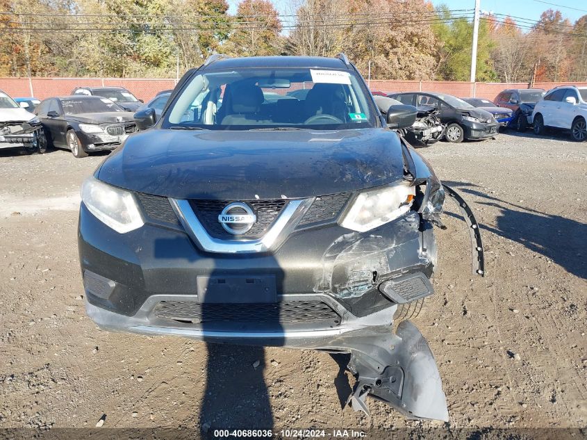 2016 Nissan Rogue Sv VIN: KNMAT2MV3GP635227 Lot: 40686036