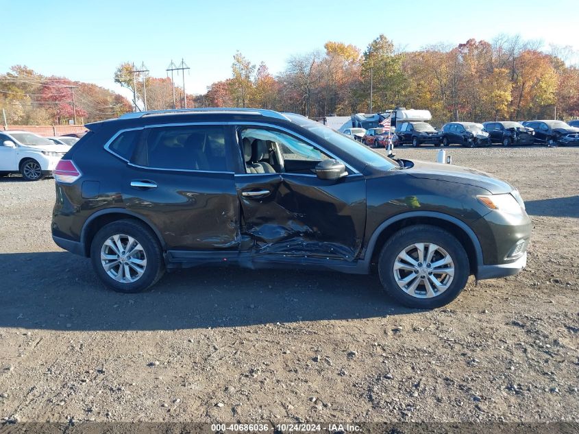 2016 Nissan Rogue Sv VIN: KNMAT2MV3GP635227 Lot: 40686036