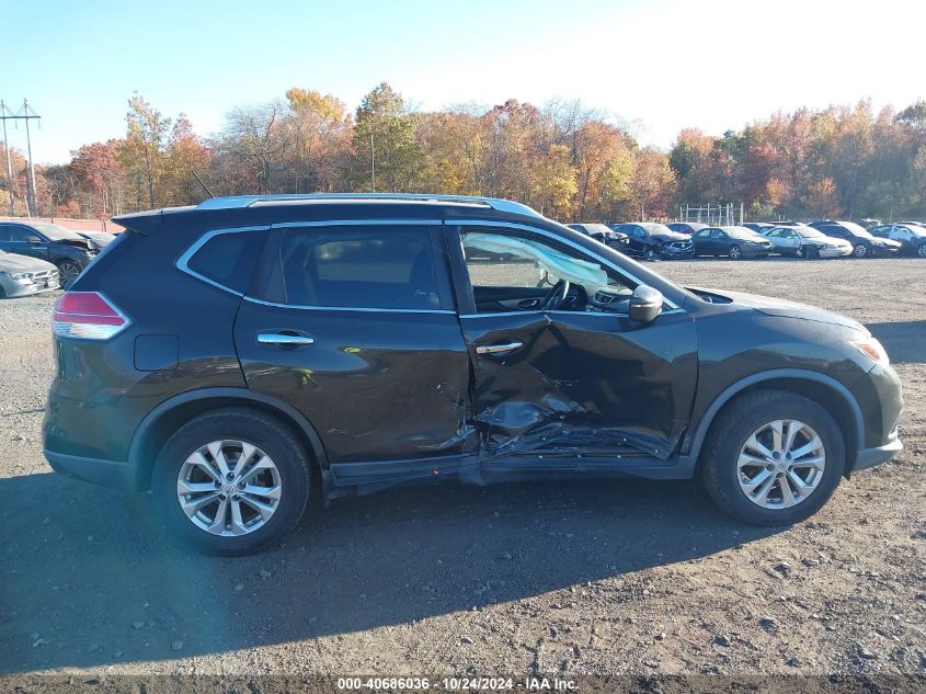 2016 Nissan Rogue Sv VIN: KNMAT2MV3GP635227 Lot: 40686036