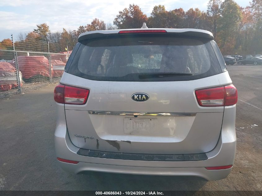 2017 Kia Sedona L VIN: KNDMA5C16H6255843 Lot: 40686043