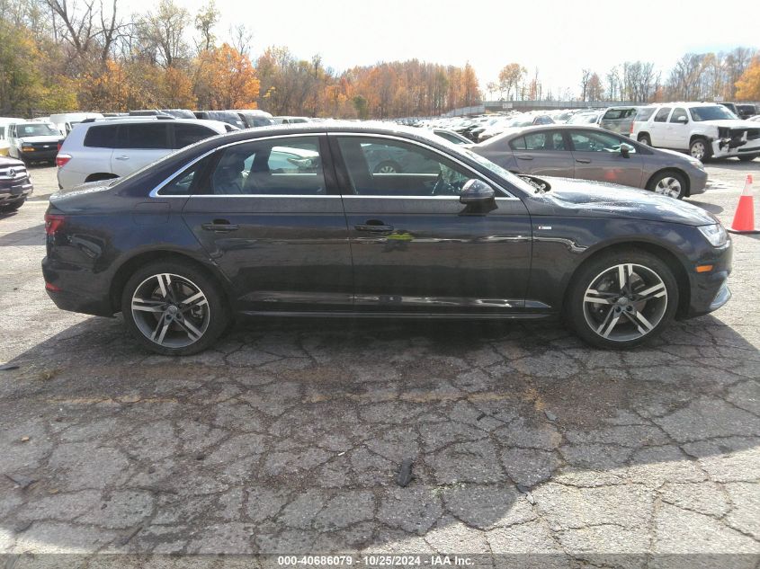 2018 AUDI A4 2.0T PREMIUM/2.0T TECH PREMIUM - WAUENAF40JN016305