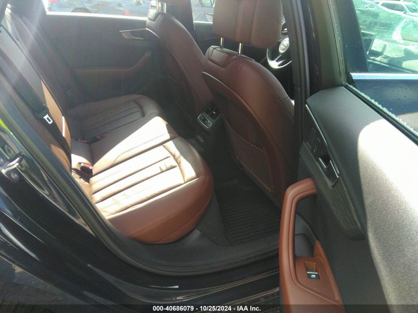 2018 AUDI A4 2.0T PREMIUM/2.0T TECH PREMIUM - WAUENAF40JN016305