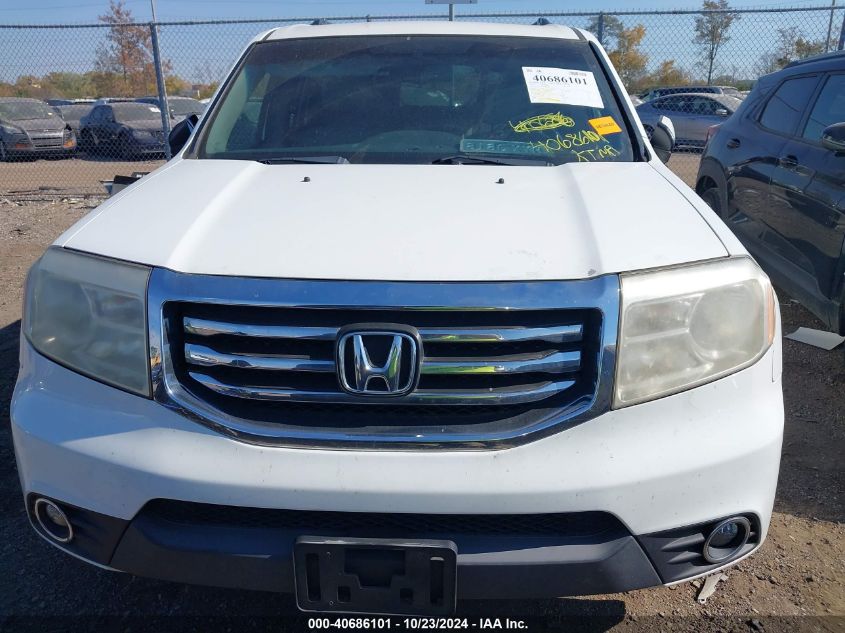 2014 Honda Pilot Ex-L VIN: 5FNYF3H57EB025876 Lot: 40686101