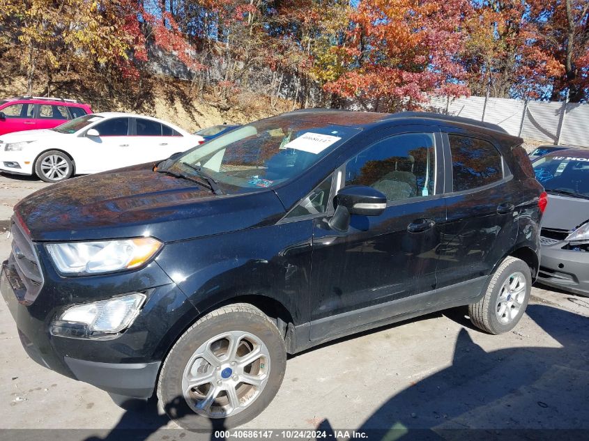 2019 Ford Ecosport Se VIN: MAJ6S3GL6KC262151 Lot: 40686147