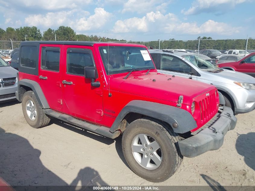 2016 Jeep Wrangler Unlimited Sport Rhd VIN: 1C4BJWKG1GL108445 Lot: 40686149