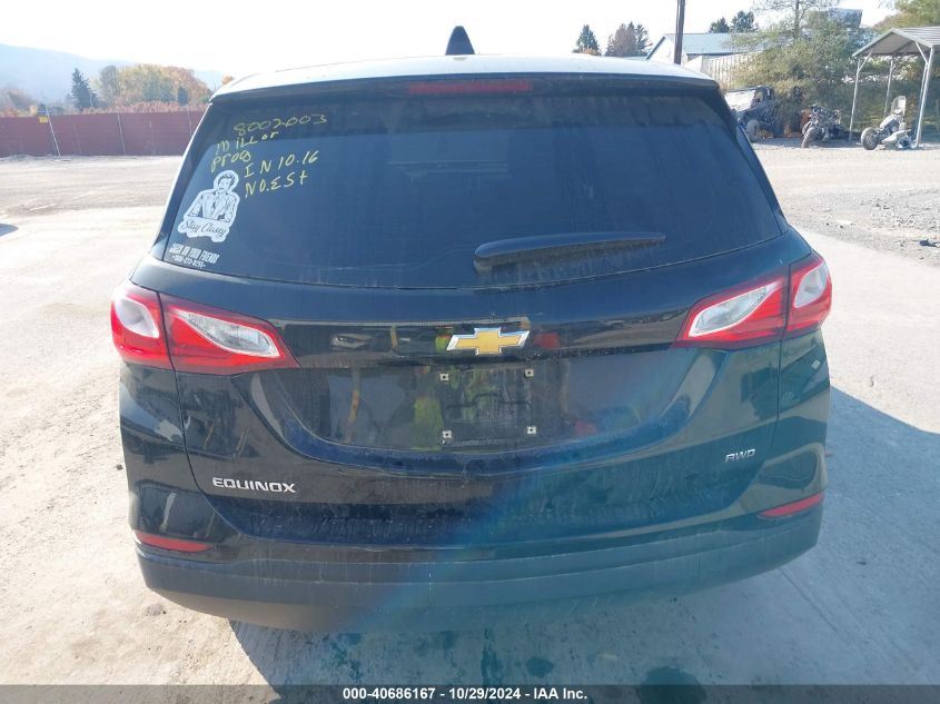 2019 Chevrolet Equinox Ls VIN: 2GNAXSEV0K6207666 Lot: 40686167