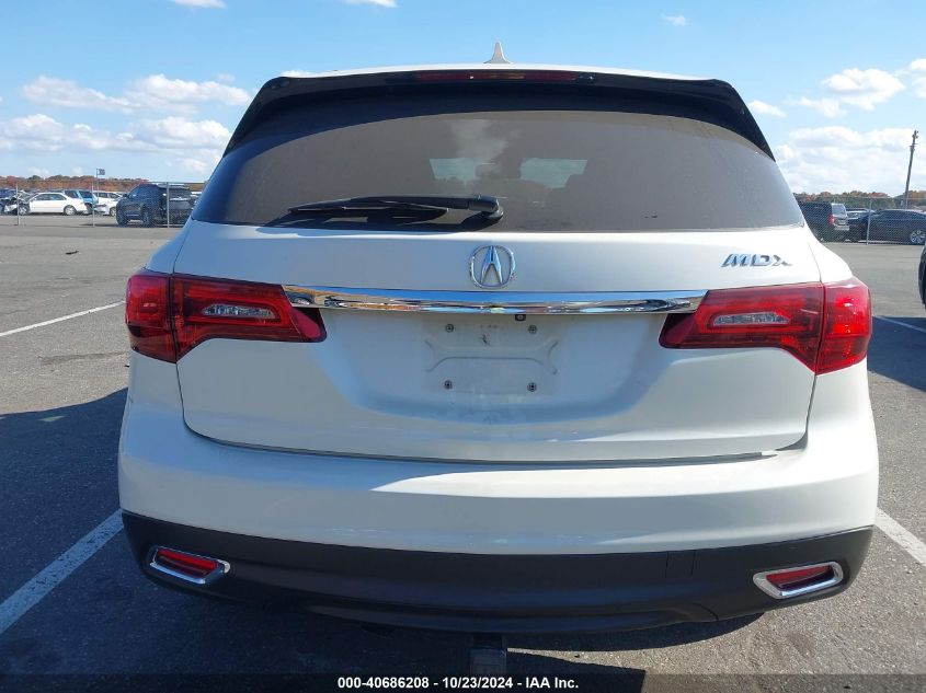 2014 Acura Mdx Technology Package VIN: 5FRYD4H49EB029770 Lot: 40686208