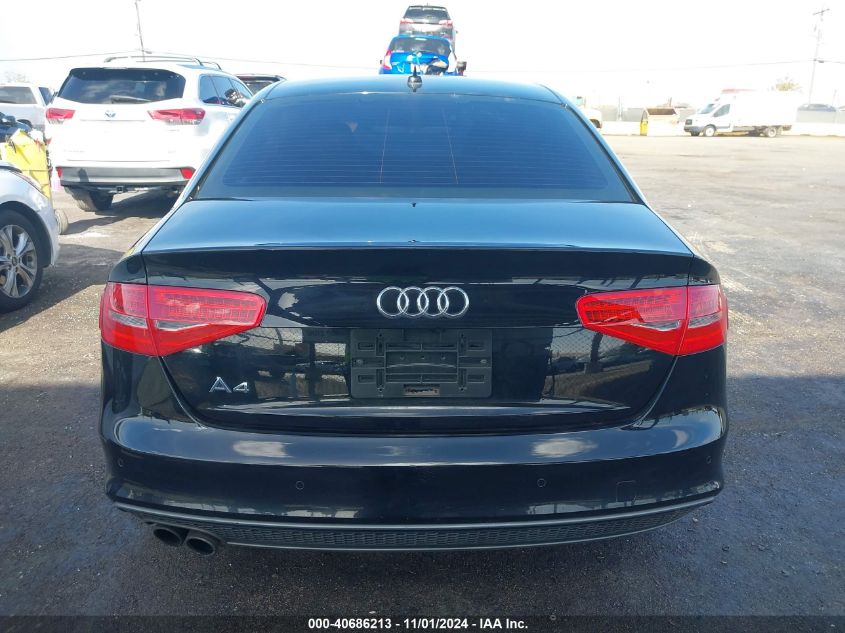 2016 Audi A4 2.0T Premium VIN: WAUAFAFL6GN017809 Lot: 40686213